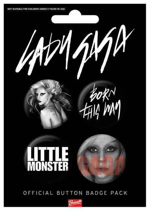 Σετ κονκάρδες LADY GAGA - born this way