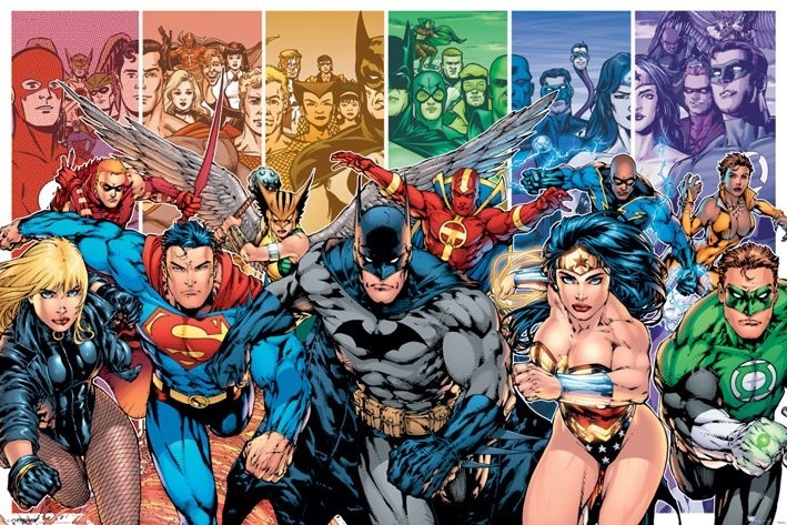 Плакат JUSTICE LEAGUE AMERICA