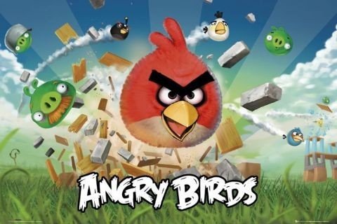 Плакат Angry birds