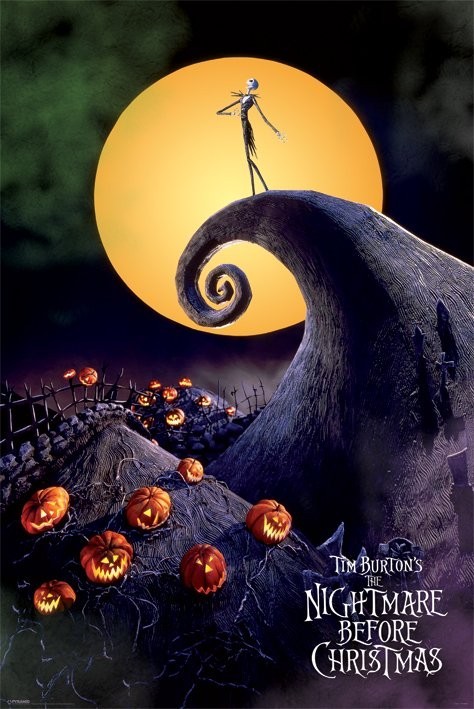 Poster NIGHTMARE BEFORE CHRISTMAS metal Wall Art 3+1 FREE