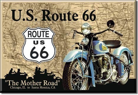 Magnet U.S. - route 66