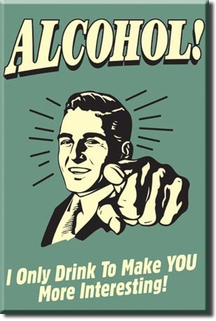 Magnet ALCOHOL- you interesting