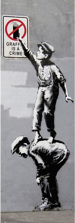 Плакат Banksy - Is A Crime