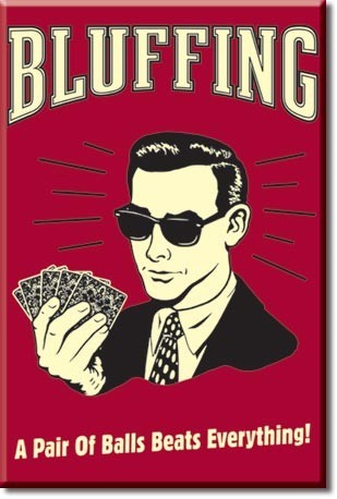 Magnet BLUFFING - balls