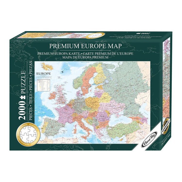 Puzzle Puzzle 2000 pcs - Europe Map