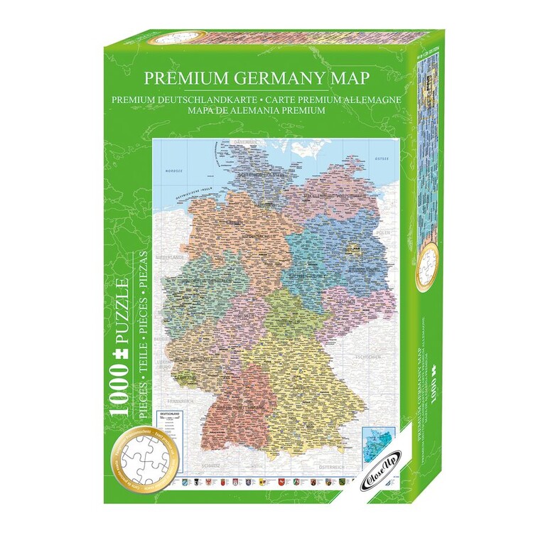 Πъзели Germany Map