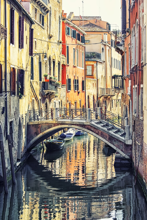 Poster Bridge Reflection