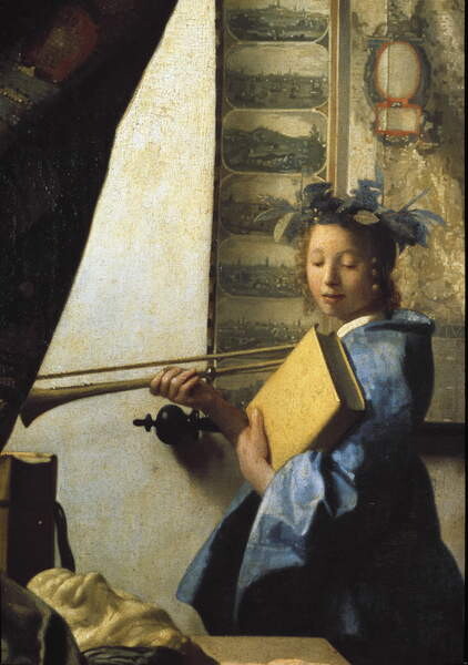 Плакат The art of painting or the painter's workshop