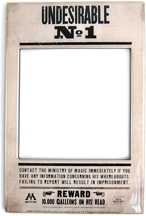 Magnet Harry Potter - Udersirable no. 1