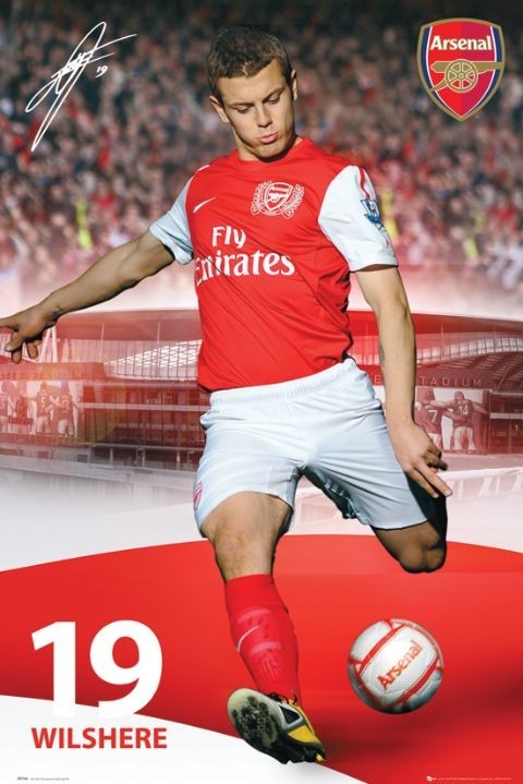 Плакат Arsenal - wilshere 11/12