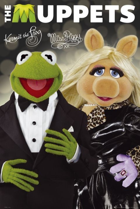 Плакат THE MUPPETS - kermit&piggy