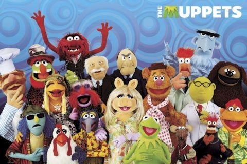 Poster THE MUPPETS - cast