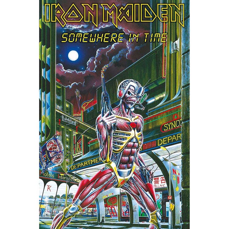 Textile Poster Iron Maiden - Somewhere in Time