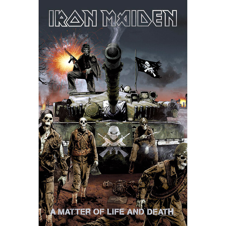 Υφασμάτινη αφίσα Iron Maiden - A Matter of Life and Death