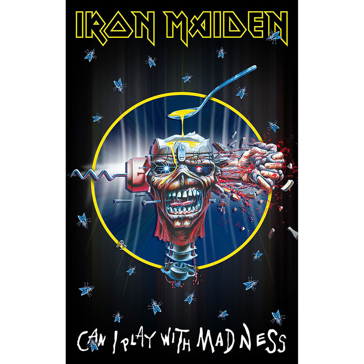 Υφασμάτινη αφίσα Iron Maiden - Can I Play With Madness