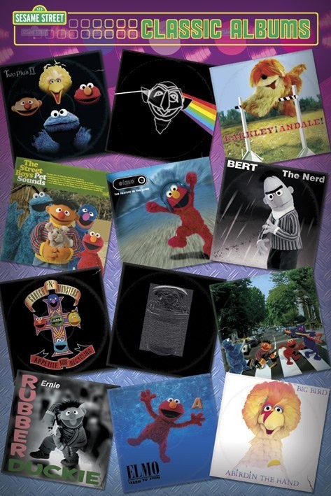 Плакат SESAME STREET - classic albums