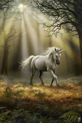 Плакат A. Stokes - Glimpse of a unic.