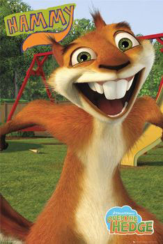 Плакат Over the Hedge - hammy