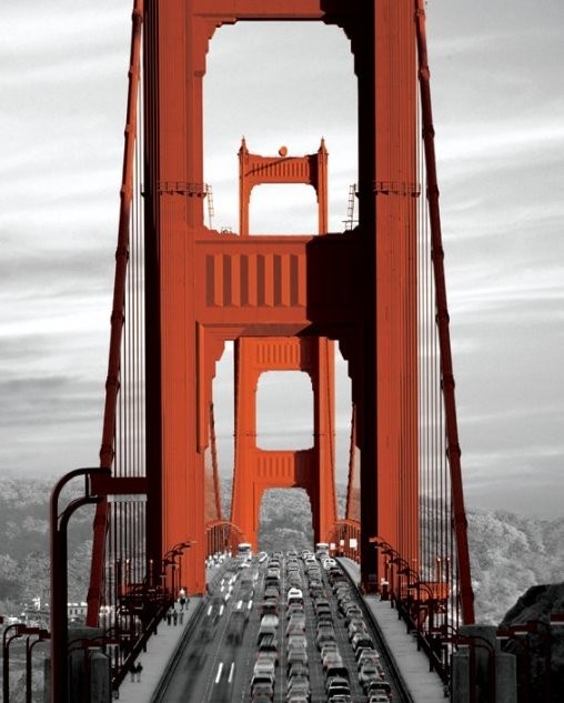 Плакат GOLDEN GATE BRIDGE – san francisco