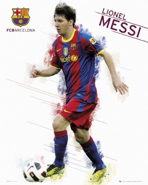 Poster Barcelona Messi 10/1