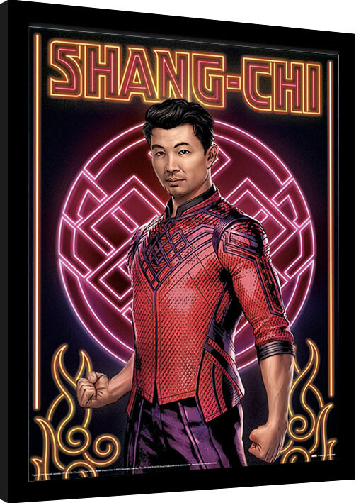 Κορνιζαρισμένη αφίσα Shang Chi and Legend of the Ten Rings - Neon Signs