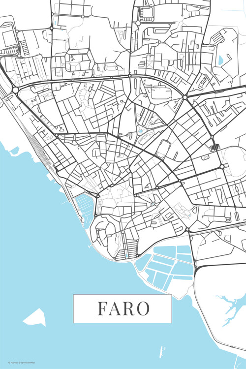 Плакат Faro white