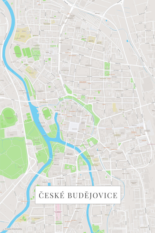 Плакат České Budějovice color