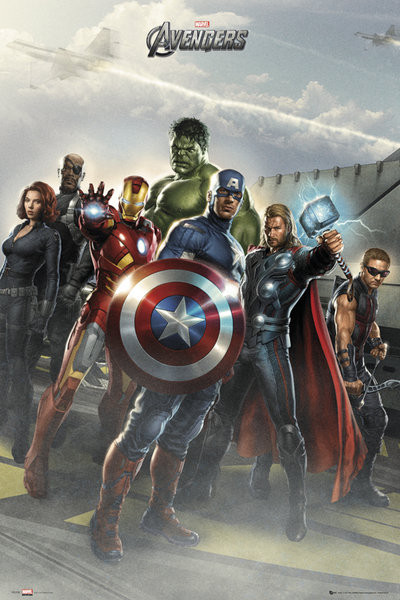 Плакат THE AVENGERS - airbase