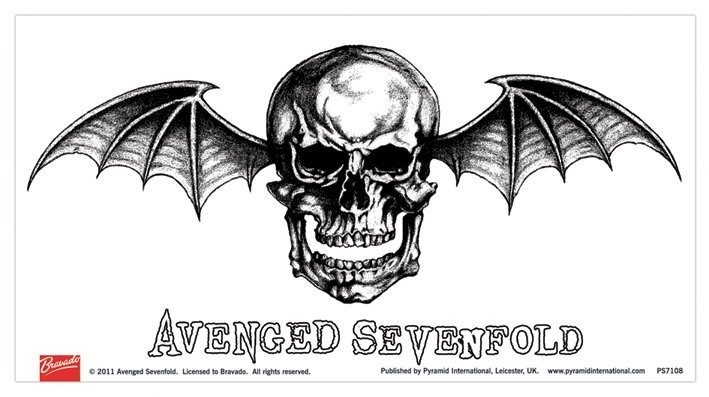 Nalepke AVENGED SEVENFOLD – skull