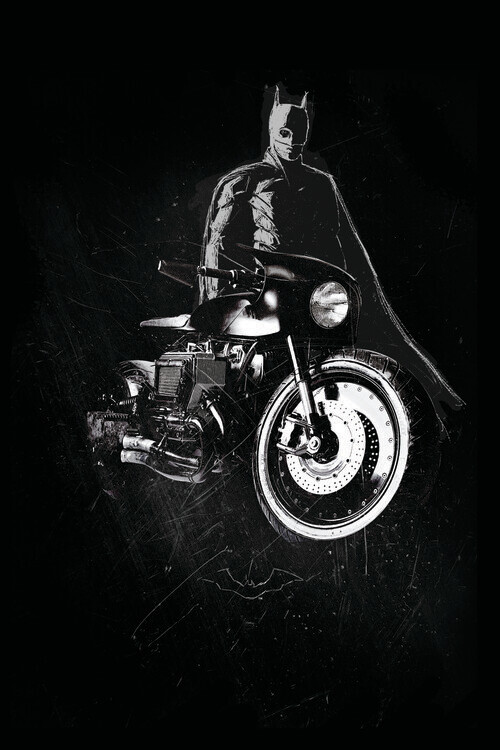 Плакат Batman - Batcycle