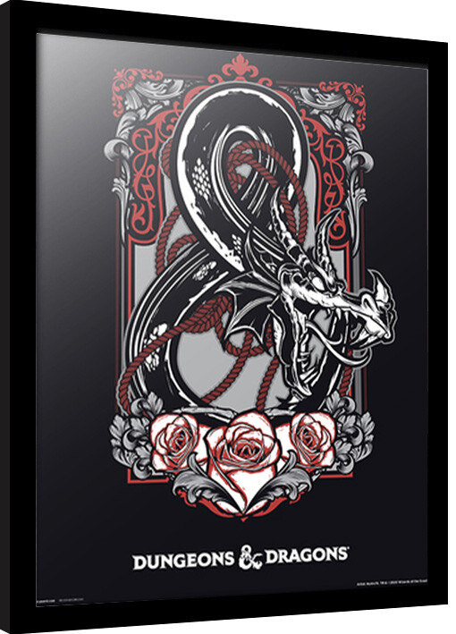 Framed Poster Dungeons and Dragons