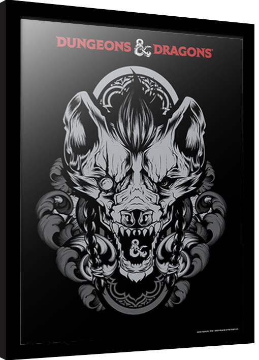 Framed Poster Dungeons & Dragons - Gnoll