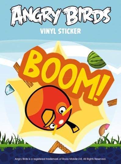 Αυτοκόλλητα ANGRY BIRDS – boom