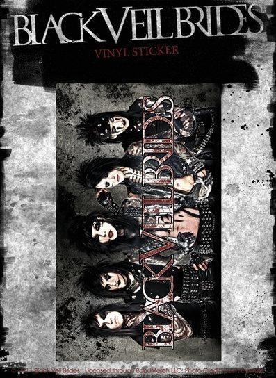 Αυτοκόλλητα BLACK VEIL BRIDES – group landscape
