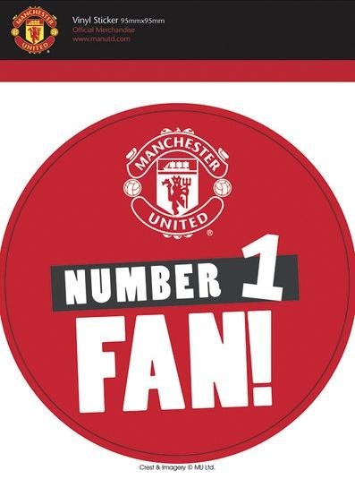 Αυτοκόλλητα MAN UNITED – no 1 fans
