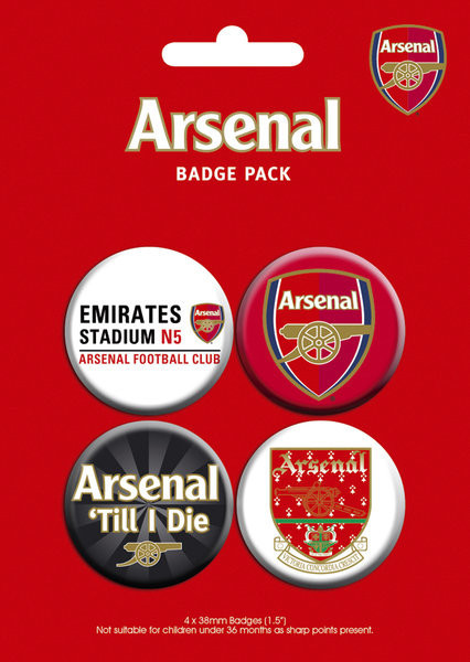 Badge set ARSENAL - pack 2