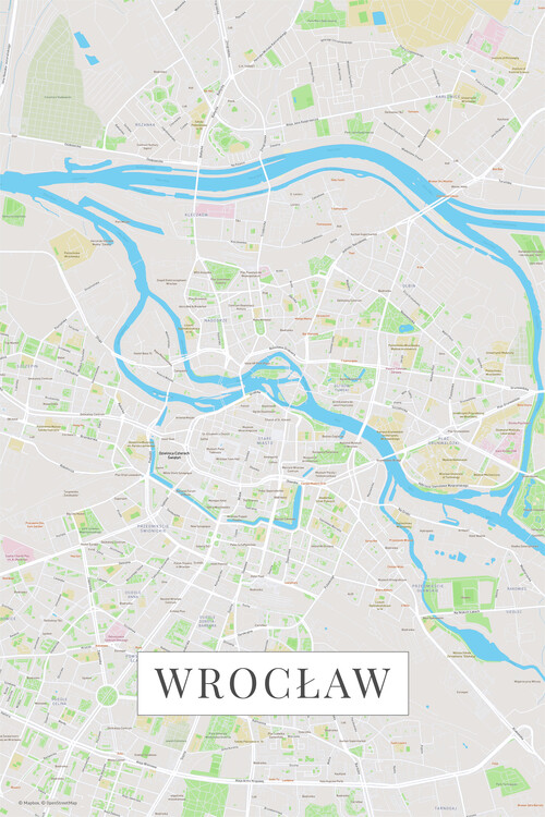 Плакат Wroclaw color