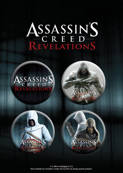 Badge set Assassin's Creed Relevations – duo