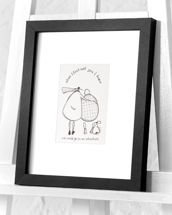 Framed Poster Sam Toft - When I First Met You