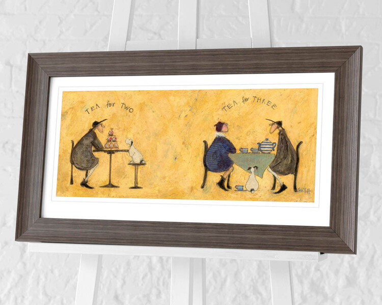 Kehystetty juliste Sam Toft - Tea for Two Tea for Three