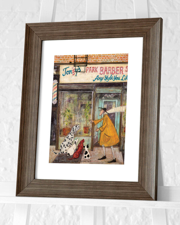 Κορνιζαρισμένη αφίσα Sam Toft - The Barber Shop Quartet
