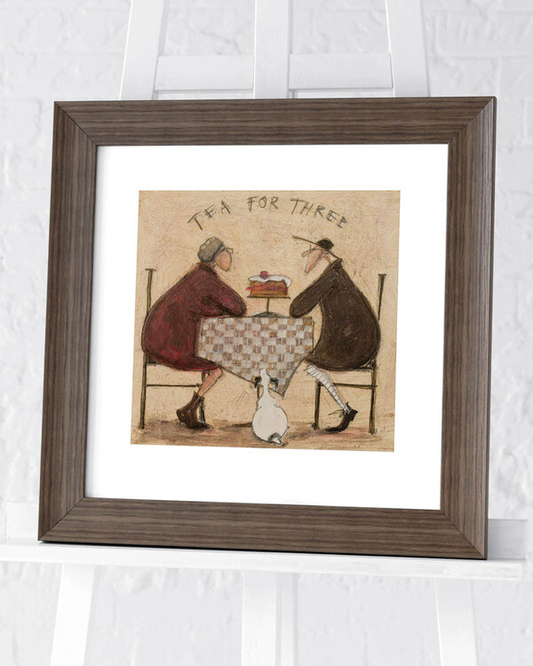 Uokvirjen plakat Sam Toft - Tea for Three