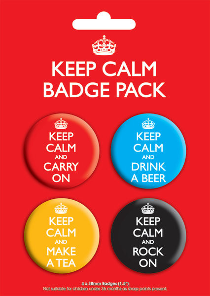 Badge set KEEP CALM