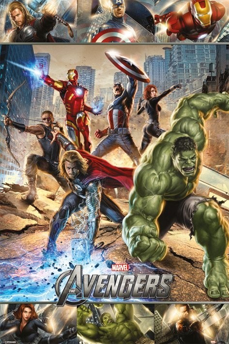 Poster AVENGERS - action