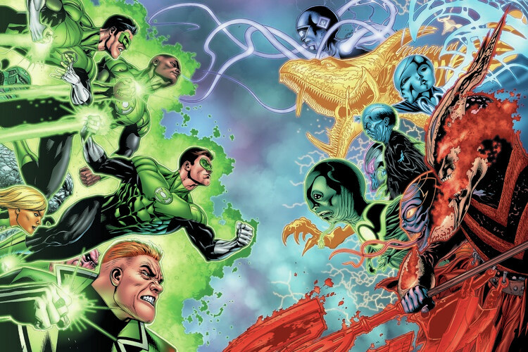 Плакат Green Lantern vs. Krona