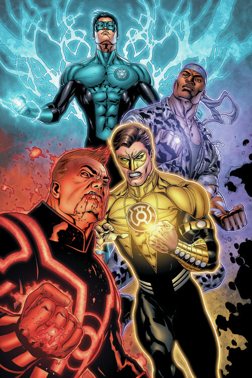 Canvas-taulu Green Lantern Corps