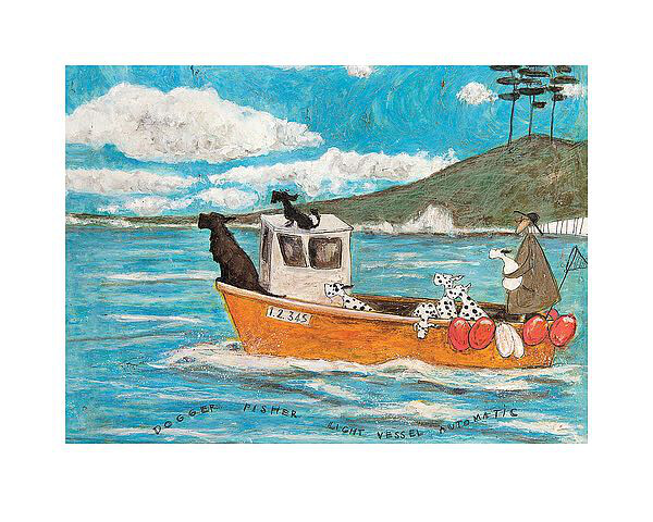 Εκτύπωση τέχνης Sam Toft - Dogger, Fisher, Light Vessel Automatic
