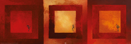 Poster African style - squares