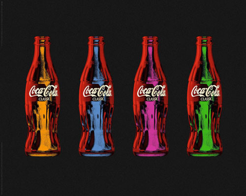 Poster Coca Cola - popart