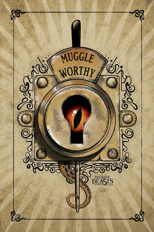 Плакат Фантастичні звірі - Muggle Worthy